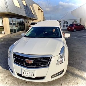 Hearse - Cadillac White 2018